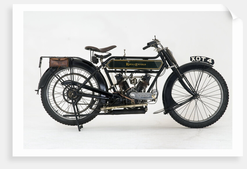 1914 Royal Enfield 3hp motorcycle by Unknown