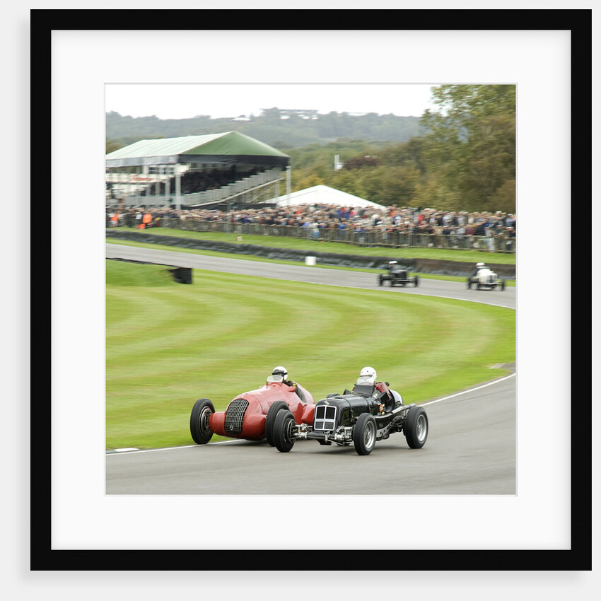 2011 Goodwood Revival Meeting, Goodwood Trophy ERA D type and Alfa Romeo 308c by Unknown