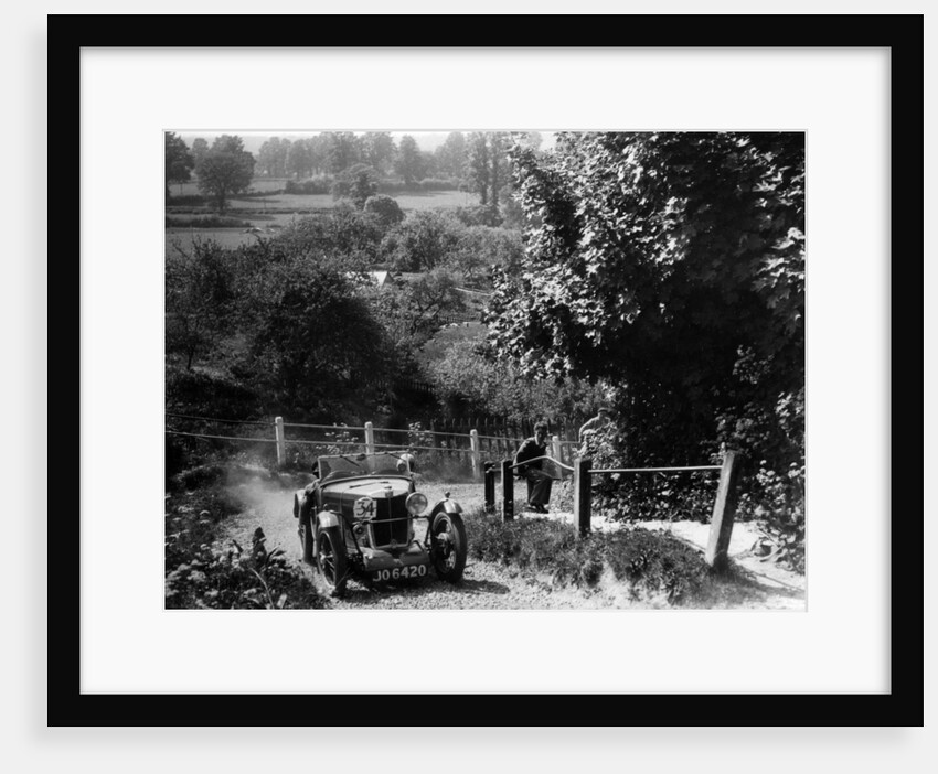 MG J2 1933 West Hants Ibberton Hill Climb by Unknown