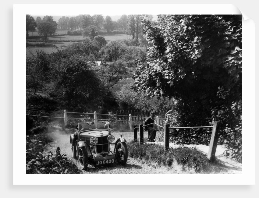 MG J2 1933 West Hants Ibberton Hill Climb by Unknown