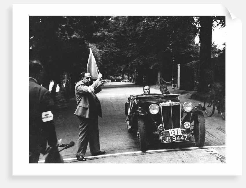 MG TA competing on 1937 MCC Torquay rally by Unknown