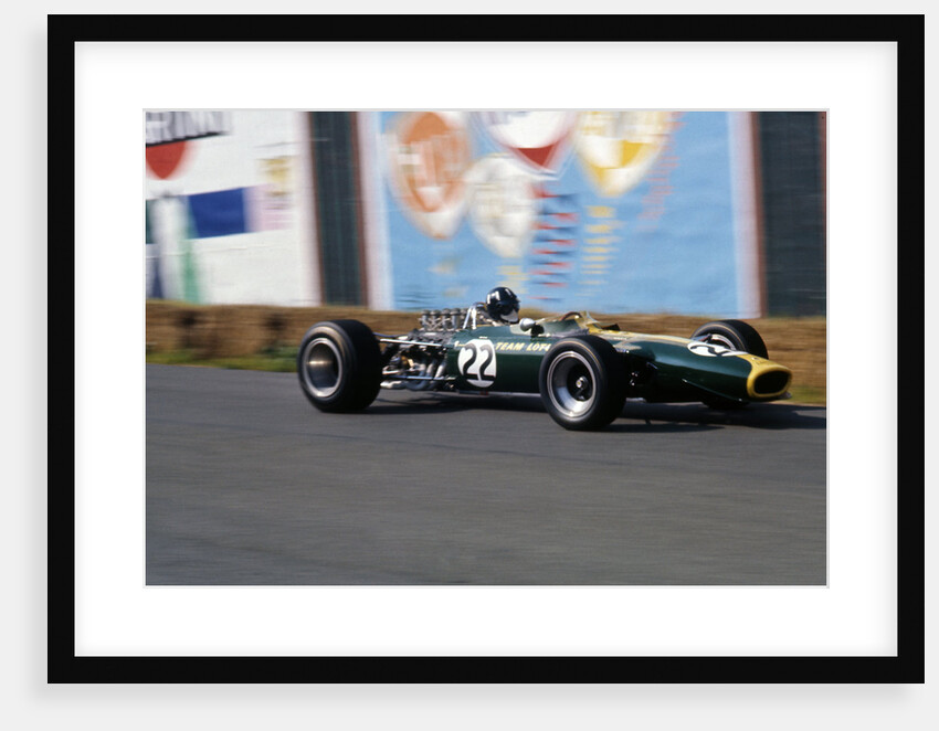 1967 Belgian Grand Prix. Graham Hill in Lotus 49 by Unknown