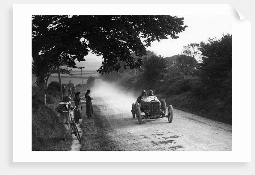 1914 Straker Squire, Isle of Man Tourist Trophy race, Frank Clement by Unknown