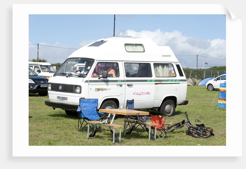 Volkswagen camper van at V Dub Island event, Isle of Wight 2013 by Unknown