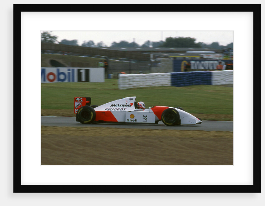 1994 McLaren Peugeot MP4-9 Martin Brundle, tyre testing at Silverstone by Unknown