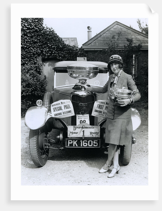 1928 AC Acedes, The Right Honourable Mrs Victor Bruce, Bournemouth Motor Rally Concours D'Elegance by Unknown