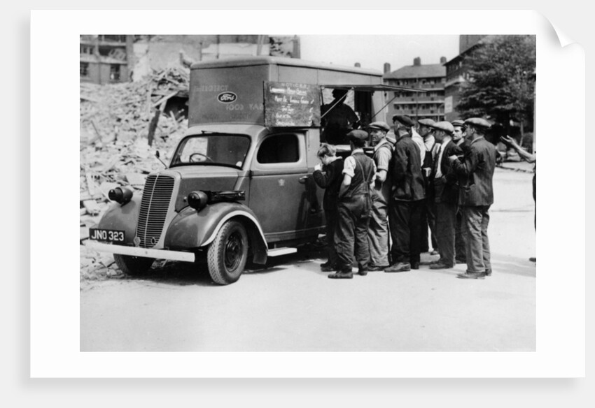 Ford E83W 10cwt Emergency food van in London World War 2 by Anonymous