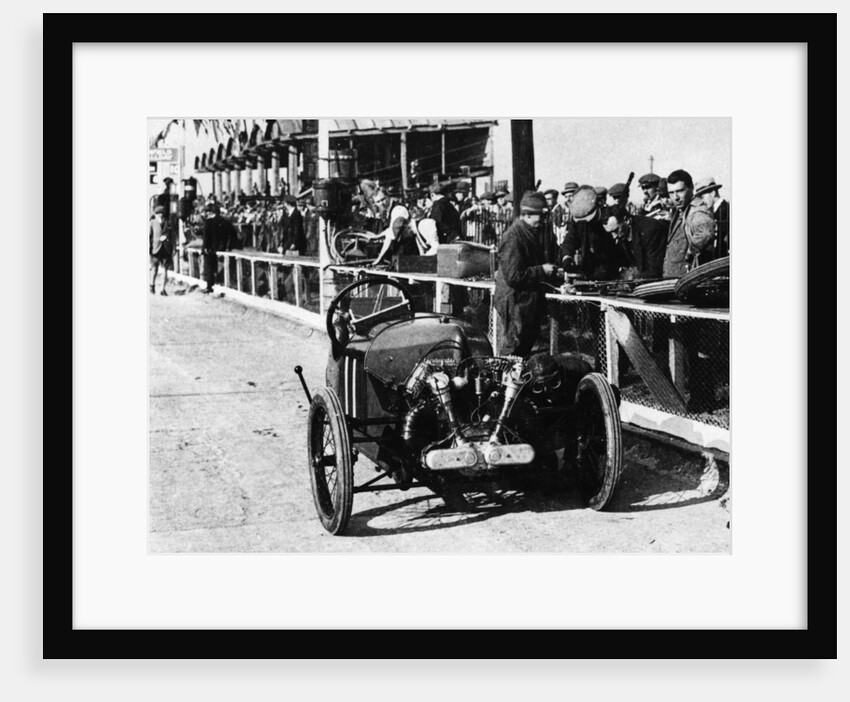 Morgan Anzani engine, Douglas Hawkes at Brooklands 1922 by Unknown