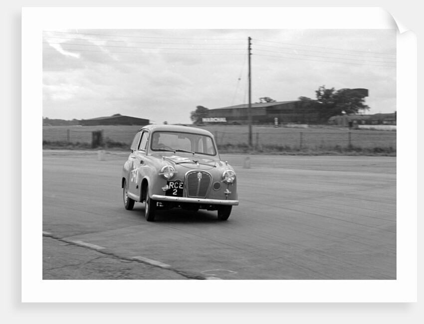Austin A35 at 750 MC 6 hour relay race Silverstone 1957 by Unknown
