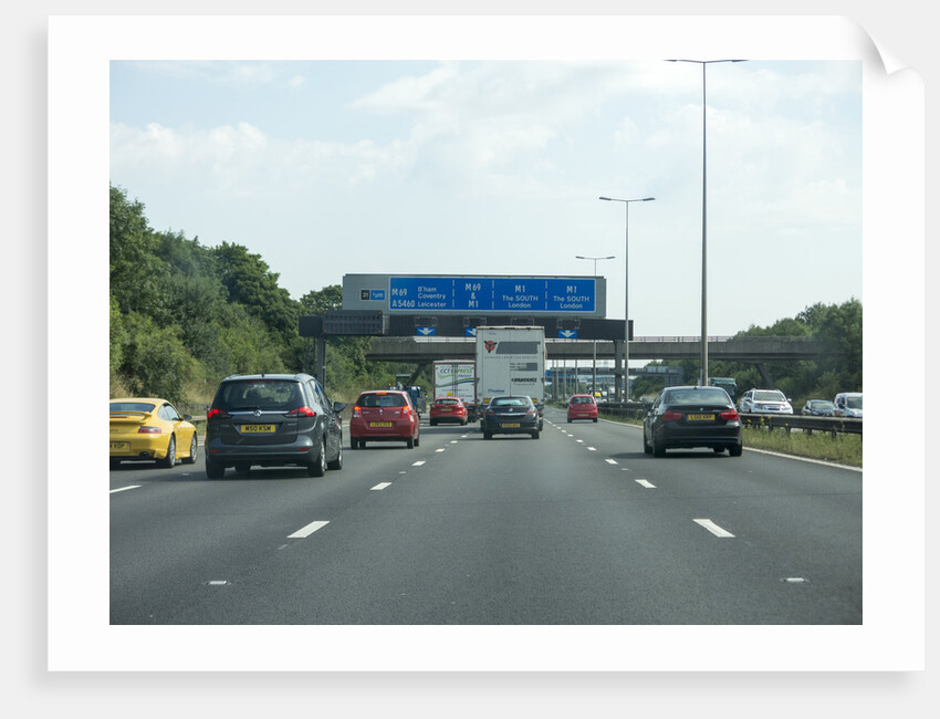 Traffic on the M6 Motorway 2014 by Unknown