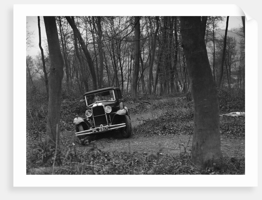 Vauxhall Cadet at the Standard Car Owners Club Southern Counties Trial, Hale Wood, Chilterns, 1938 by Bill Brunell