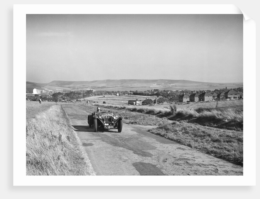 Invicta S Type Red Gauntlet of D Monro at the Bugatti Owners Club Lewes Speed Trials, Sussex, 1937 by Bill Brunell