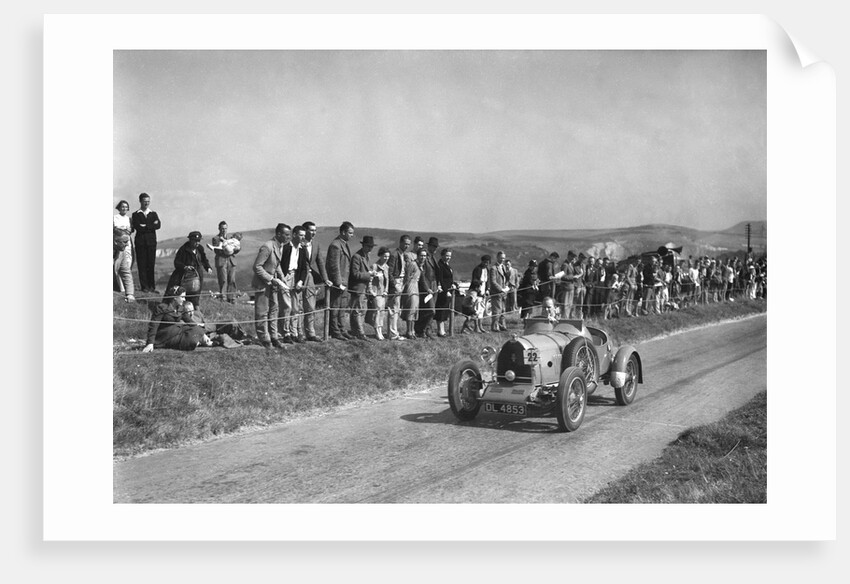 Bugatti Type 23 of LJ Smyth competing at the Bugatti Owners Club Lewes Speed Trials, Sussex, 1937 by Bill Brunell