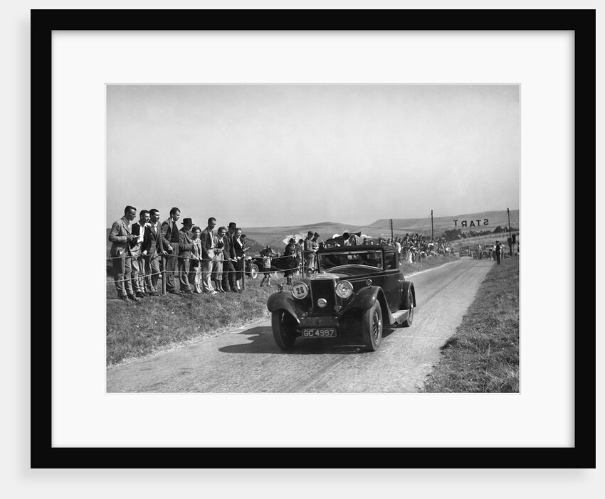 Invicta of HJ Broadbent competing at the Bugatti Owners Club Lewes Speed Trials, Sussex, 1937 by Bill Brunell