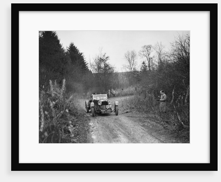 1932 Aston Martin competing in the Great West Motor Club Thatcher Trophy, 1938 by Bill Brunell