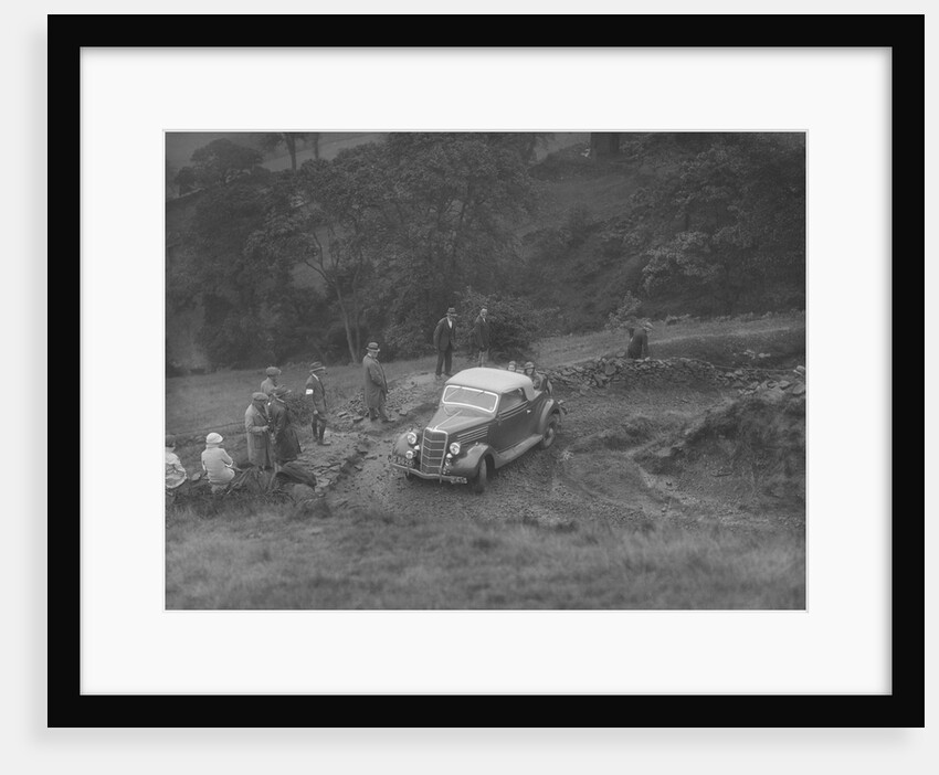 Ford V8 2-seater and dickey of JB Thompson competing in the MCC Sporting Trial, 1935 by Bill Brunell