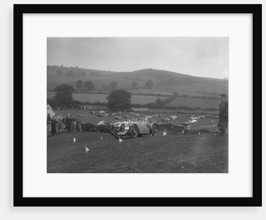 MG J2 competing in the MG Car Club Rushmere Hillclimb, Shropshire, 1935 by Bill Brunell