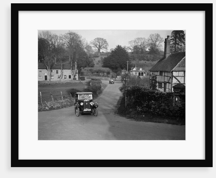 1929 1089 cc Riley competing in the JCC Inter-Centre Rally, Sutton, Surrey, 1932 by Bill Brunell