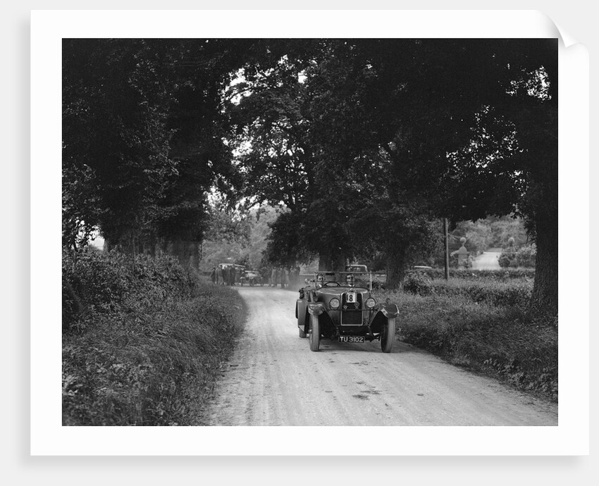 Talbot 18/55 4-seater tourer competing in the JCC Inter-Centre Rally, 1932 by Bill Brunell