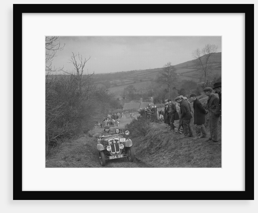 Austin 7 Grasshopper of CD Buckley competing at the MG Car Club Midland Centre Trial, 1938 by Bill Brunell