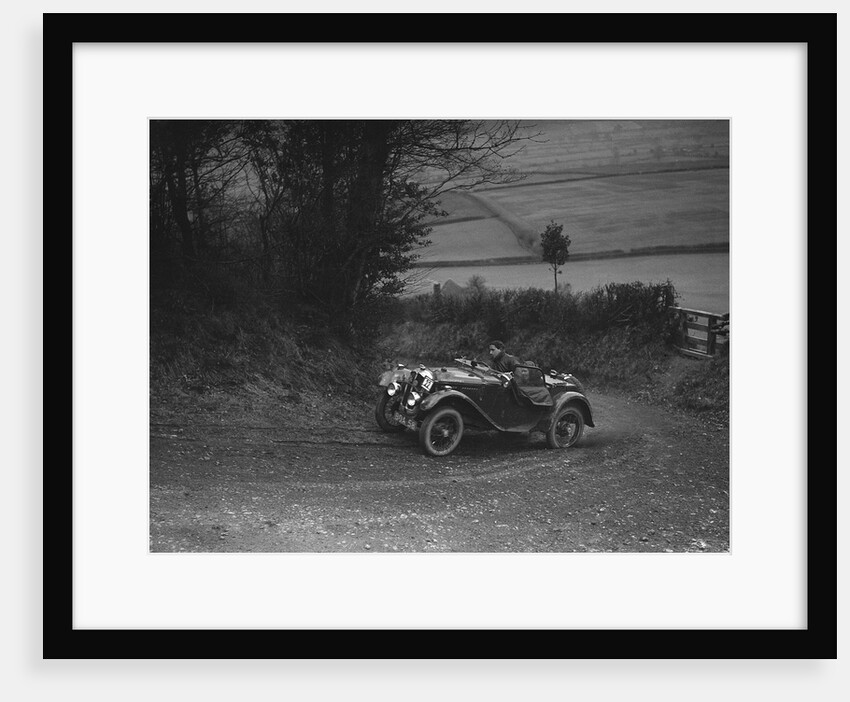 Austin 7 Grasshopper of CD Buckley competing at the MG Car Club Midland Centre Trial, 1938 by Bill Brunell