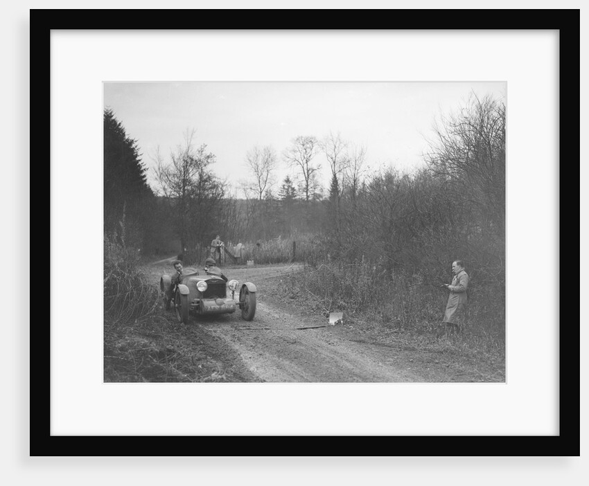 Special open 2-seater competing in the Great West Motor Club Thatcher Trophy, 1938 by Bill Brunell