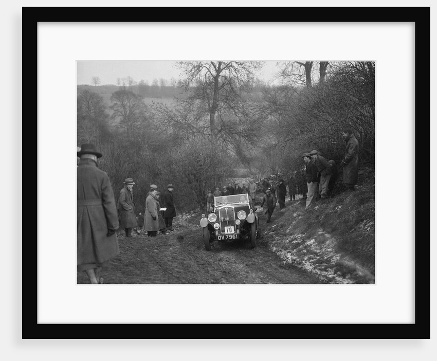 Wolseley Patrick Hornet Special of TL Langford at the Sunbac Colmore Trial, Gloucestershire, 1933 by Bill Brunell