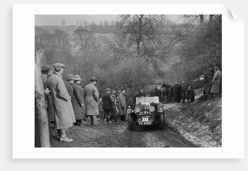 Riley open 4-seater tourer of HC Hunter, North West London Motor Club London-Gloucester Trial, 1932 by Bill Brunell