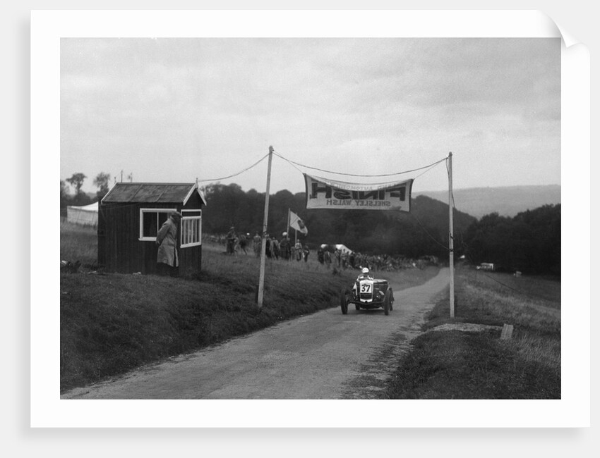 Frazer-Nash crossing the finishing line, MAC Shelsley Walsh Speed Hill Climb, Worcestershire, 1935 by Bill Brunell