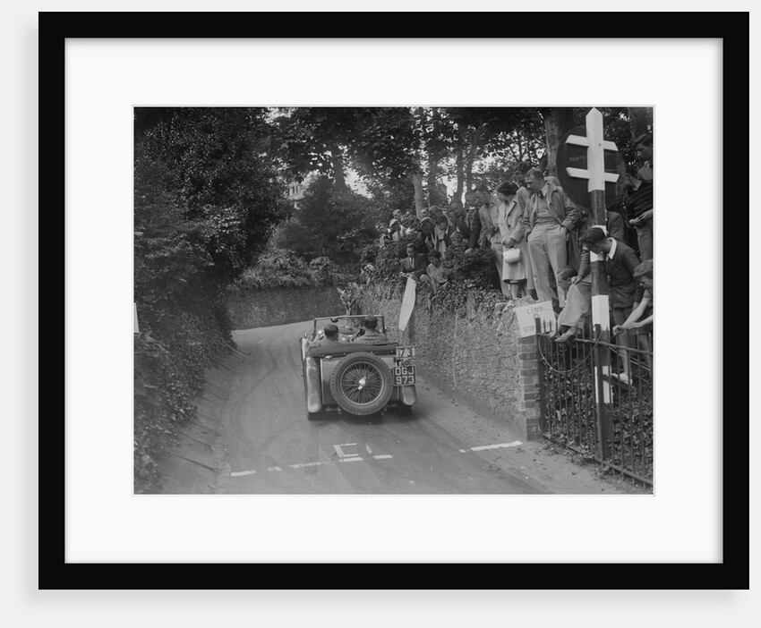 MG TA of CG Gibbs competing in the MCC Torquay Rally, 1938 by Bill Brunell