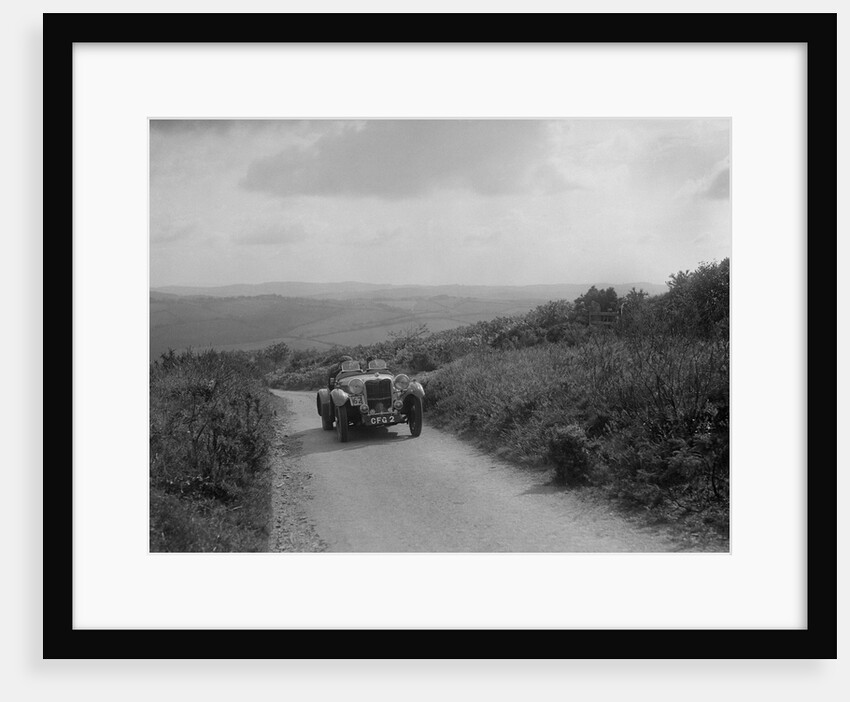 Singer of TL McDonald competing in the MCC Torquay Rally, 1938 by Bill Brunell