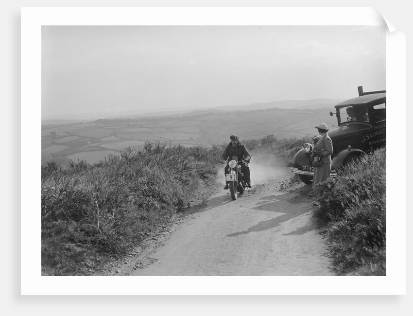 490 cc DKW of HS Yelland competing in the MCC Torquay Rally, 1938 by Bill Brunell