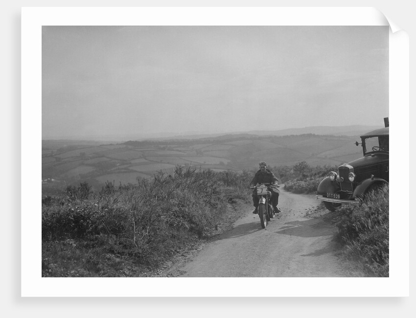 499 cc Rudge of R Holden competing in the MCC Torquay Rally, 1938 by Bill Brunell