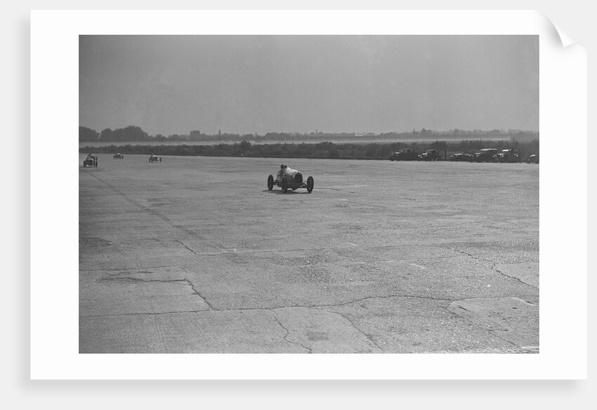 Delage racing at a Surbiton Motor Club race meeting, Brooklands, Surrey, 1928 by Bill Brunell