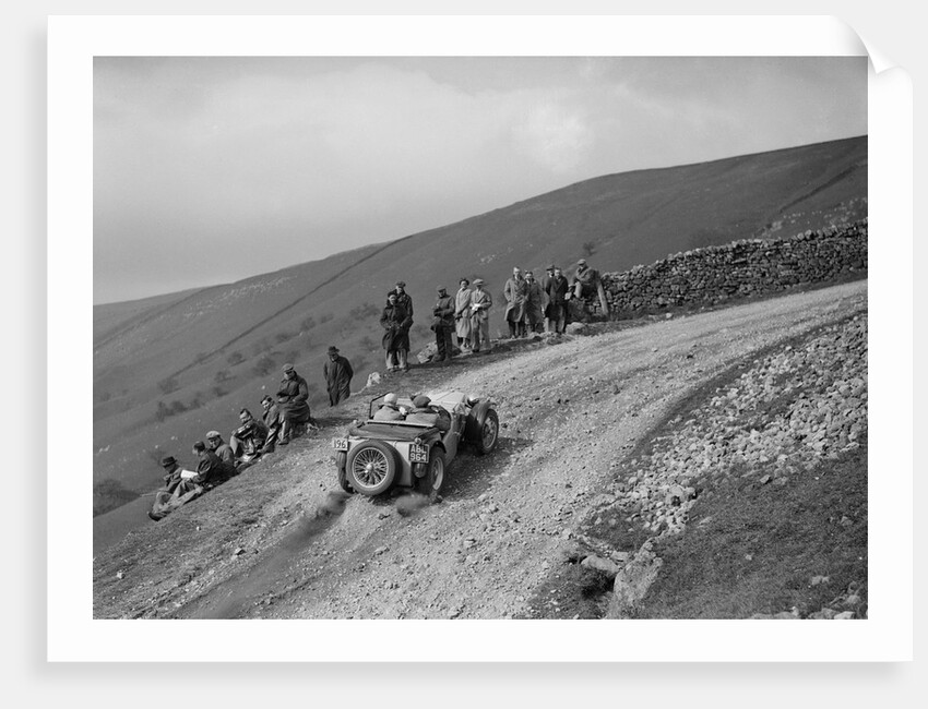 MG TA of JES Jones competing in the MCC Edinburgh Trial, 1937 by Bill Brunell