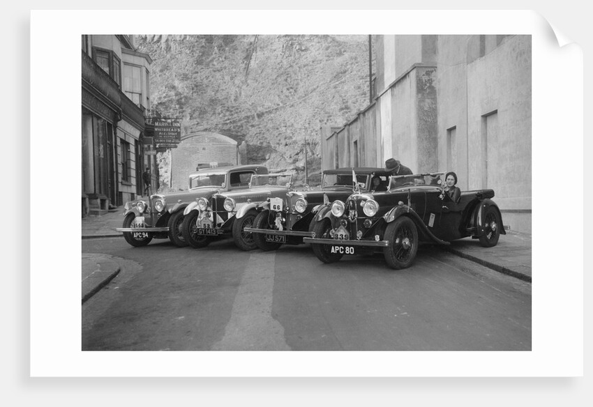 AC cars at the RAC Rally, 1933 by Bill Brunell