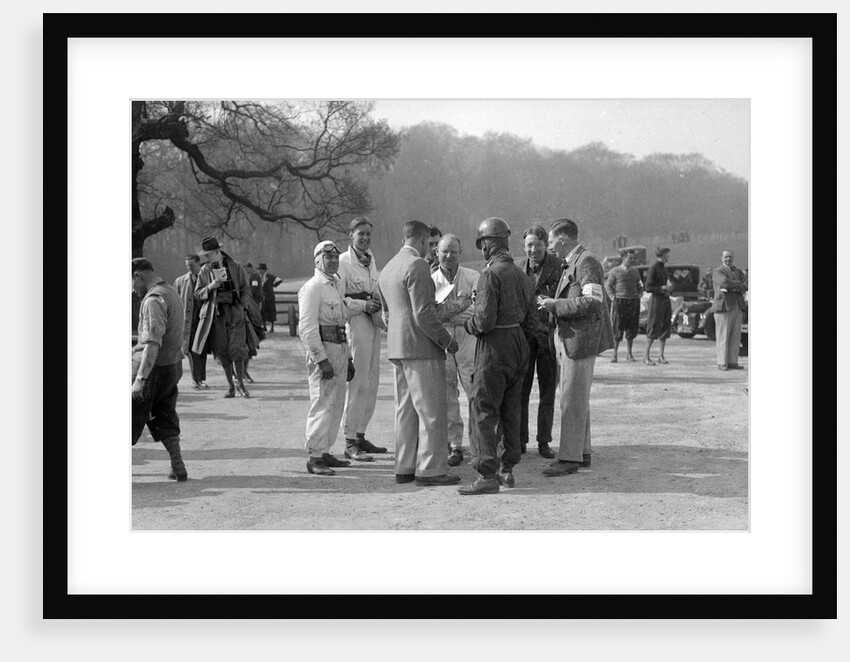 Motor racing meeting at Donington Park, Leicestershire, late 1930s by Bill Brunell