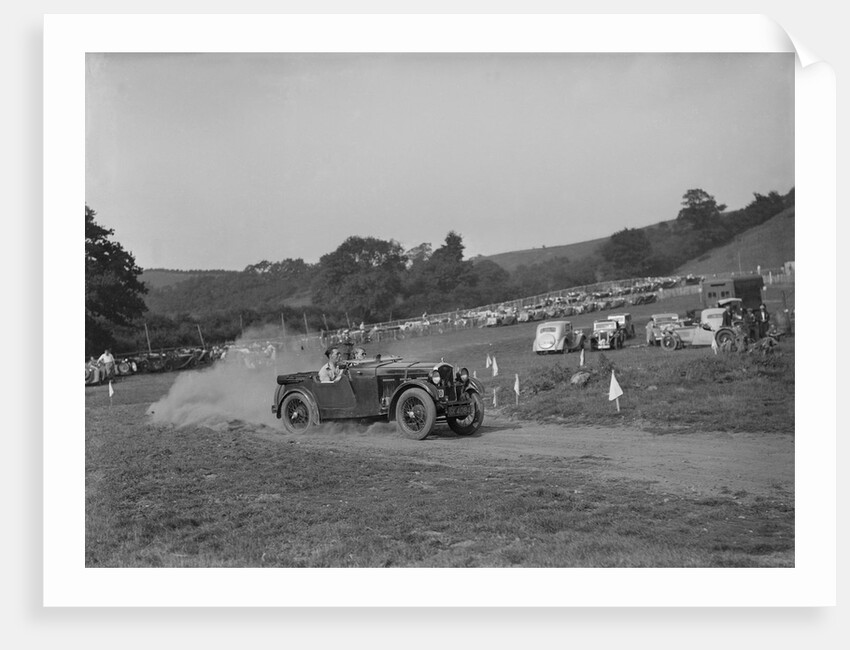 Wolseley Hornet McEvoy Special competing in the MG Car Club Rushmere Hillclimb, Shropshire, 1935 by Bill Brunell
