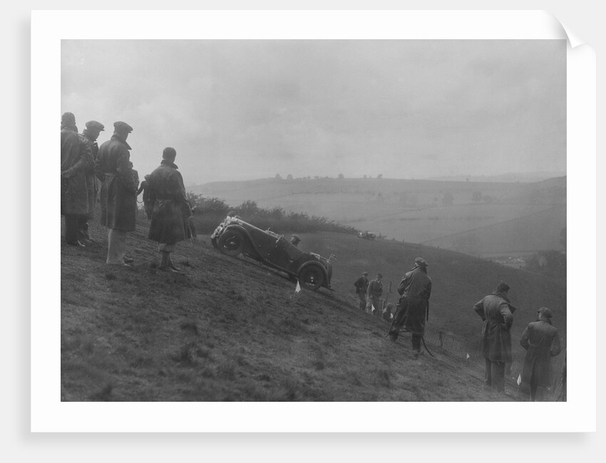 MG Magna competing in the MG Car Club Rushmere Hillclimb, Shropshire, 1935 by Bill Brunell