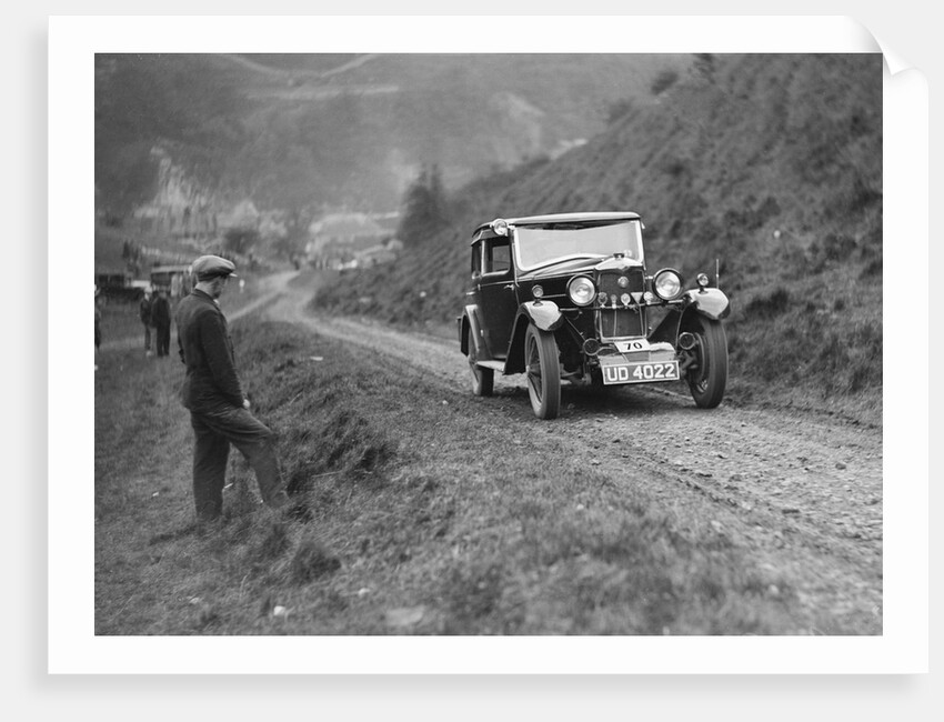 Riley Alpine Six of CJS Montague-Johnson at the MCC Sporting Trial, Litton Slack, Derbyshire, 1930 by Bill Brunell