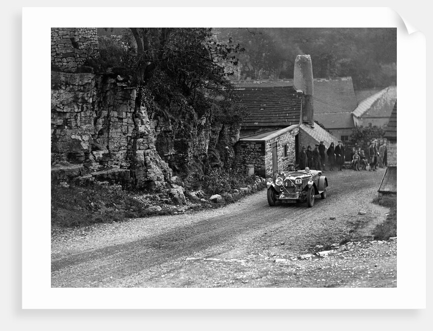 Lagonda of Lord de Clifford competing in the MCC Sporting Trial, Litton Slack, Derbyshire, 1930 by Bill Brunell