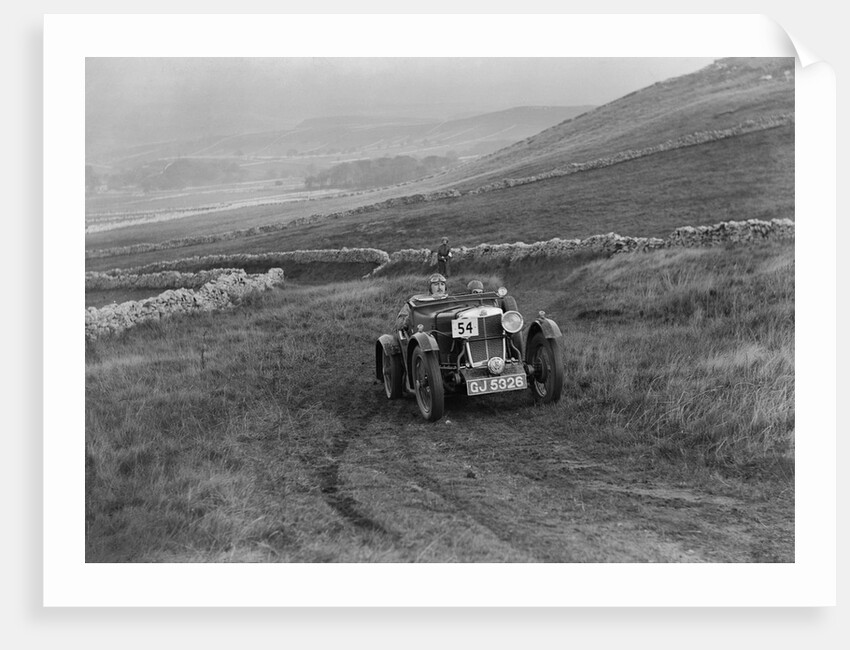 MG M Le Mans of CHD Berton competing in the MCC Sporting Trial, 1930 by Bill Brunell