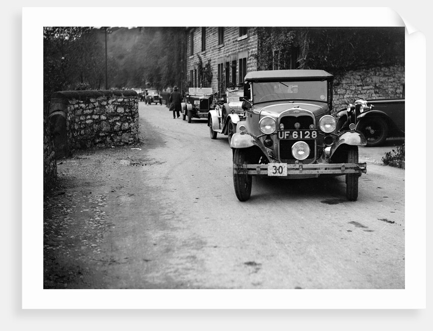 Ford Model A of EAL Midgely and Morris Cowley at the MCC Sporting Trial, 1930 by Bill Brunell