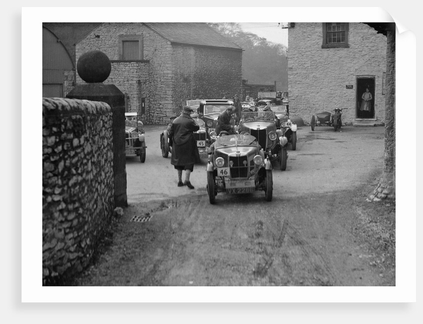 MG M type of RD Crump at the MCC Sporting Trial, 1930 by Bill Brunell