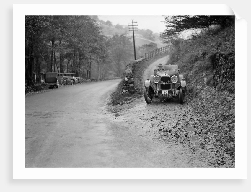 Lagonda of JS Hathaway competing in the MCC Sporting Trial, 1930 by Bill Brunell