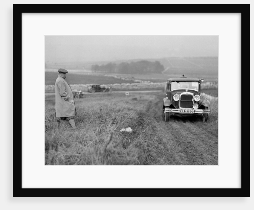 Ford Model A saloon of JW Austin competing in the MCC Sporting Trial, 1930 by Bill Brunell