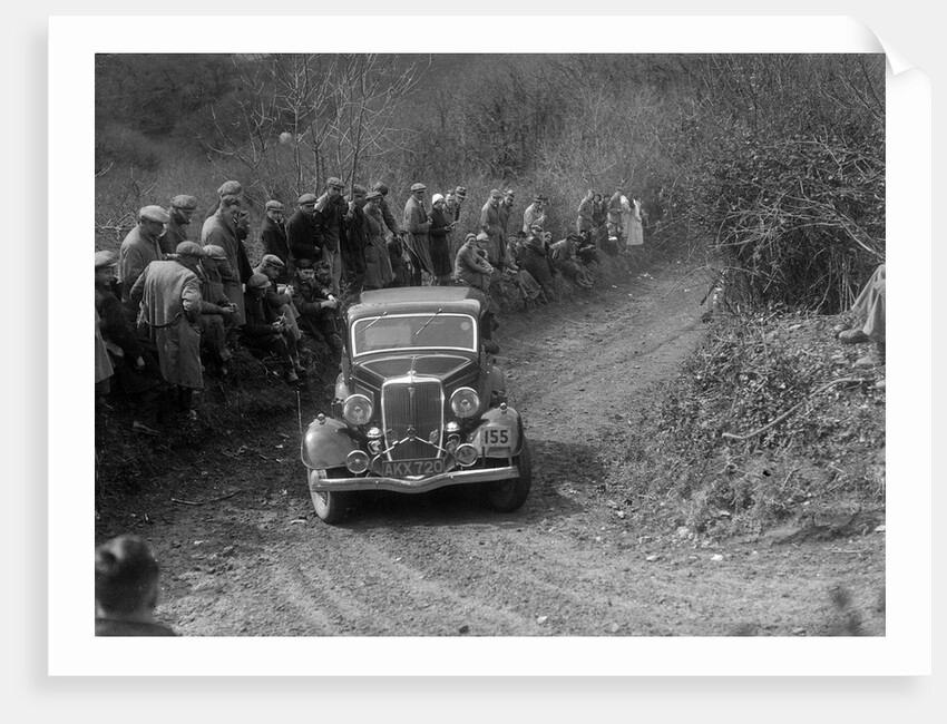Ford V8 of Major DEM Douglas-Morris competing in the MCC Lands End Trial, 1935 by Bill Brunell