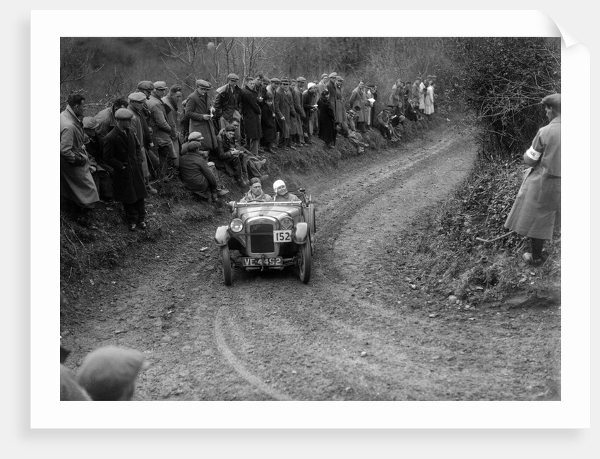 Austin Ulster of TB Raban competing in the MCC Lands End Trial, 1935 by Bill Brunell
