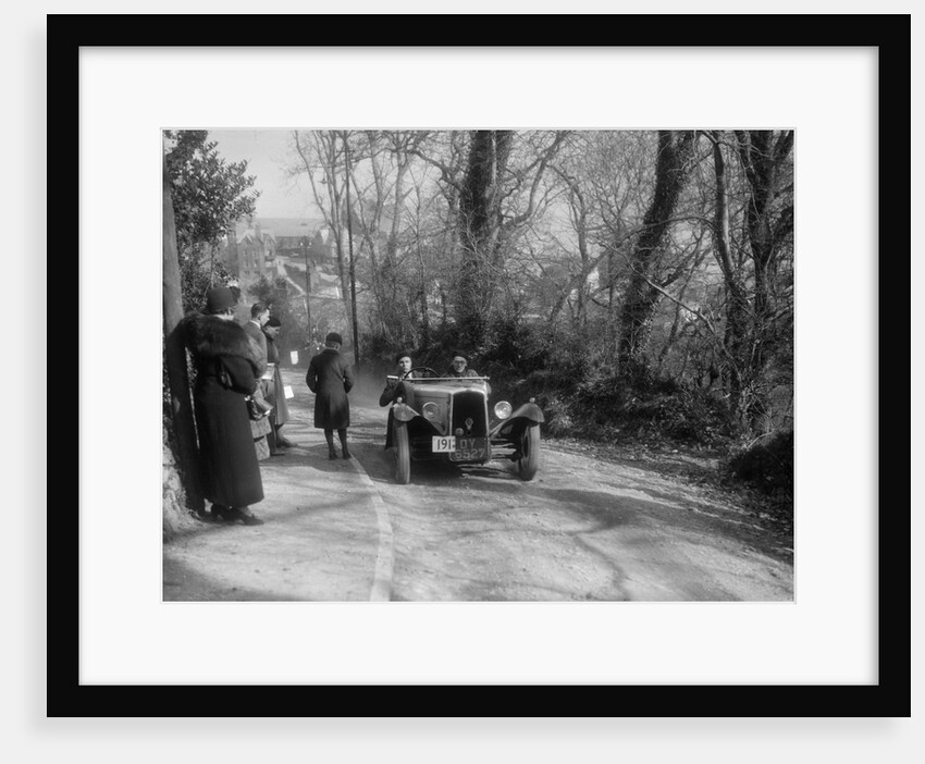 BSA 3-wheeler of BRS Leake competing in the MCC Lands End Trial, 1936 by Bill Brunell