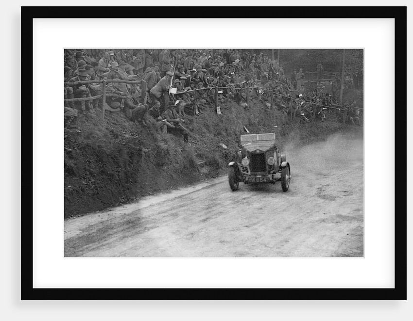 Lea-Francis Hyper competing in the Shelsley Walsh Amateur Hillclimb, Worcestershire, 1929 by Bill Brunell